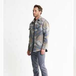 Men’s JACHS NY Lined Wool Blend Overshirt